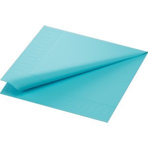 Duni Tissue Napkin, 3ply 40cm, Mint Blue