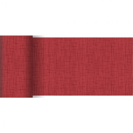 Dunicel® Table Runner, 15cm x 20m, Linnea Bordeaux