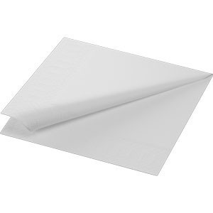 Duni Tissue Napkin, 3ply 33cm, White