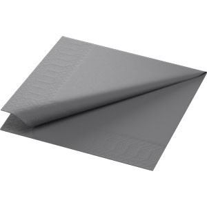 Duni Tissue Napkin, 3ply 33cm, Granite Grey