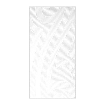 Duni Elegance Lily Napkins, 1/8 Headfold, 40cm, White