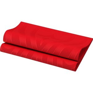 Duni Elegance Lily Napkins, 40cm, Red