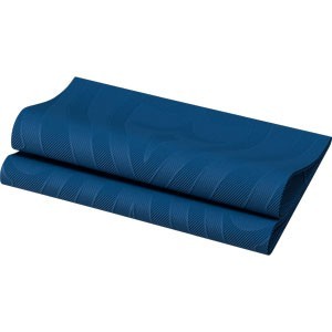 Duni Elegance Lily Napkins, 40cm, Dark Blue