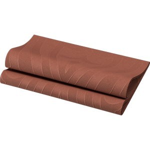 Duni Elegance Lily Napkins, 40cm, Chestnut