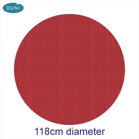 Dunisilk Linnea Round Tablecovers, Bordeaux