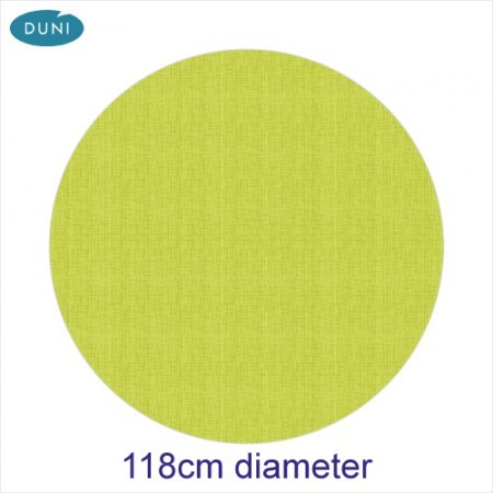 Dunisilk Linnea Folded Round Tablecovers, Kiwi