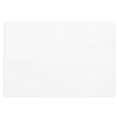 White Silicone Placemat, 30cm x 45cm by Duni