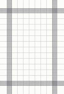 Duni Towel Napkin, 38cm x 54cm, Dark Grey
