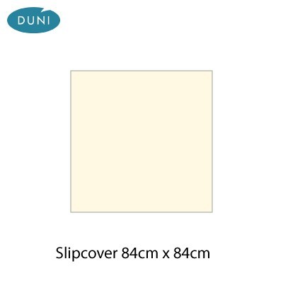 Evolin Slipcovers, 84cm x 84cm, Cream