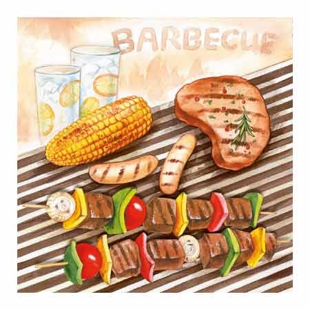 Ambiente paper napkins Barbeque