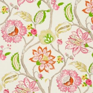 Clarke and Clarke Mariam Sorbet Furnishing Fabric, Remnant