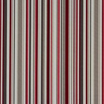 Fryetts Goa Stripe Cherry Furnishing Fabric, Remnant