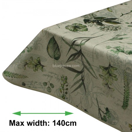 Botanical Acrylic Coated Tablecloth