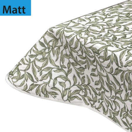 Matt PVC Oilcloth Tablecloth Finette Willow