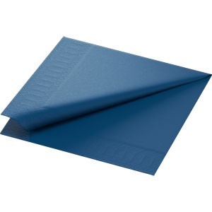 Duni 2ply 33cm Paper Napkins Dark Blue