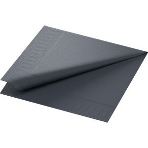 Duni 2ply 33cm Paper Napkins Black