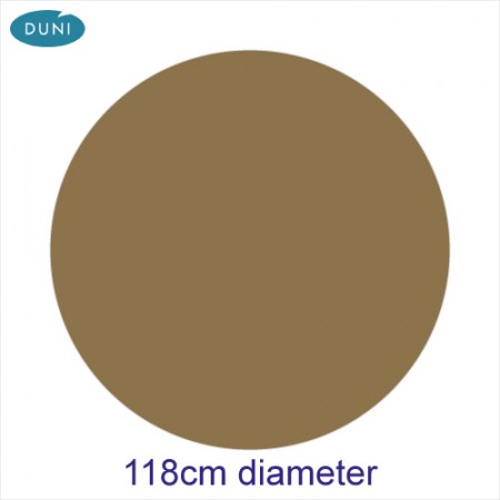 Dunisilk Unicolour Round Gold Tablecovers