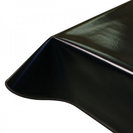 Vinyl PVC Tablecloth Plain Black