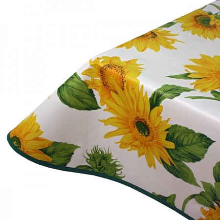 Vinyl PVC Tablecloth Sunflower
