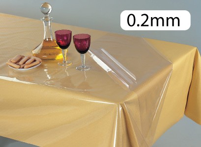 200micron Clear Vinyl PVC Square Table Proector