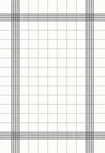 Duni Towel Napkin, 38cm x 54cm, Dark Grey