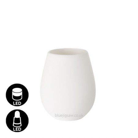 Duni Tropical Candle Holder White
